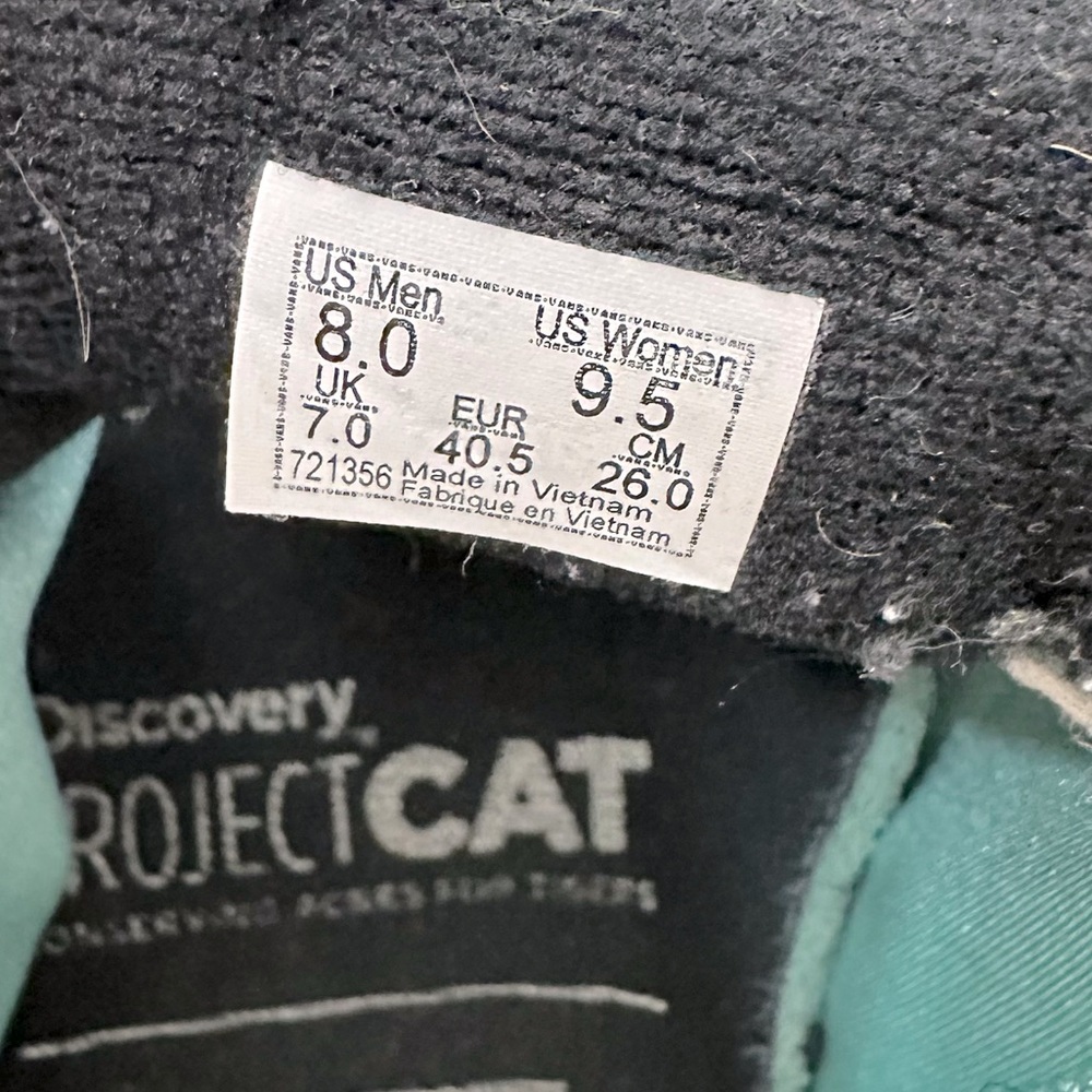 Vans Discovery Project Cats Black High Top Sneakers Project Tigers 9.5 - Picture 8 of 15
